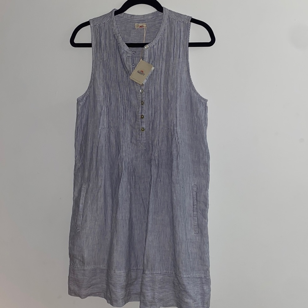 FAHERTY Isha Linen Dress